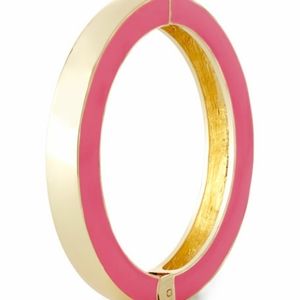 HINGED ENAMEL GOLD BRACELET